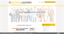 Desktop Screenshot of modenalavoro.com